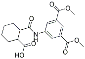 2-(N-(DIMETHYLBENZENE-1,3-DICARBOXYLATE-5-YL)CARBAMOYL)CYCLOHEXANECARBOXYLIC ACID Struktur