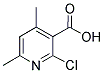 2-CHLORO-4,6-DIMETHYLNICOTINIC ACID Struktur