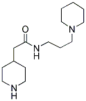 N-(3-(1-PIPERIDINO)PROPYL)-4-PIPERIDINOACETAMIDE Struktur