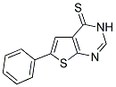 6-PHENYL-3H-THIENO[2,3-D]PYRIMIDINE-4-THIONE Struktur