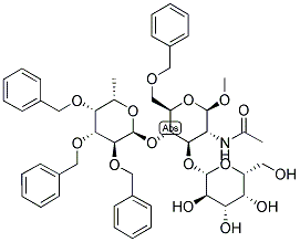 LEWIS A TRISACCHARIDE, METHYL GLYCOSIDE TETRABENZYL ETHER Struktur