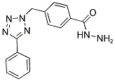 4-(5-PHENYL-TETRAZOL-2-YLMETHYL)-BENZOIC ACID HYDRAZIDE Struktur