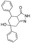 6-HYDROXY-4,6-DIPHENYL-2,3A,4,5,6,7-HEXAHYDRO-3H-INDAZOL-3-ONE Struktur