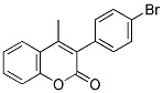 3(4'-BROMOPHENYL)-4-METHYLCOUMARIN Struktur