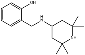 2-[(2,2,6,6-TETRAMETHYL-PIPERIDIN-4-YLAMINO)-METHYL]-PHENOL Struktur