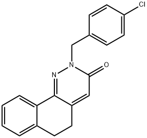 2-(4-CHLOROBENZYL)-5,6-DIHYDROBENZO[H]CINNOLIN-3(2H)-ONE Struktur