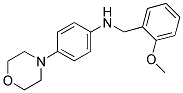 N-(2-METHOXYBENZYL)-4-MORPHOLIN-4-YLANILINE Struktur