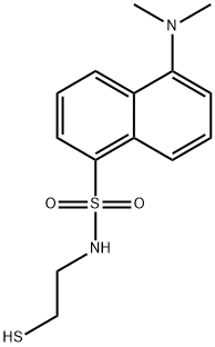 DANSYLAMIDOETHYL MERCAPTAN Structure