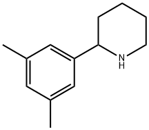 2-(3,5-DIMETHYLPHENYL)PIPERIDINE Struktur