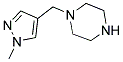 1-(1-METHYL-1 H-PYRAZOL-4-YLMETHYL)-PIPERAZINE Struktur