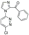 [1-(6-CHLOROPYRIDAZIN-3-YL)-1H-IMIDAZOL-2-YL](PHENYL)METHANONE Struktur