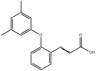 3-[2-(3,5-DIMETHYLPHENOXY)PHENYL]ACRYLIC ACID Struktur