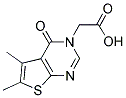 (5,6-DIMETHYL-4-OXO-4 H-THIENO[2,3-D ]PYRIMIDIN-3-YL)-ACETIC ACID Struktur