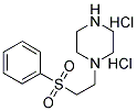 1-(2-BENZENESULFONYL-ETHYL)PIPERAZINE DIHYDROCHLORIDE Struktur