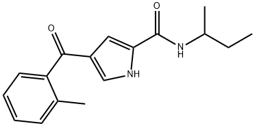 N-(SEC-BUTYL)-4-(2-METHYLBENZOYL)-1H-PYRROLE-2-CARBOXAMIDE Struktur