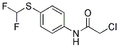 2-CHLORO-N-(4-DIFLUOROMETHYLSULFANYL-PHENYL)-ACETAMIDE Struktur