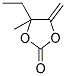 4-ETHYL-4-METHYL-5-METHYLENE-1,3-DIOXOLAN-2-ONE Struktur