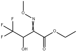 ETHYL 4,4,4-TRIFLUORO-3-HYDROXY-2-(METHOXYIMINO)BUTANOATE Struktur