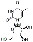 BETA-L-THYMINE RIBOSIDE Struktur