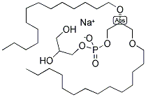 1,2-DI-O-TETRADECYL-SN-GLYCERO-3-[PHOSPHO-RAC-(1-GLYCEROL)] (SODIUM SALT) Struktur