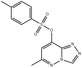 6-METHYL[1,2,4]TRIAZOLO[4,3-B]PYRIDAZIN-8-YL 4-METHYLBENZENESULFONATE Struktur