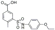 3-(4-ETHOXY-PHENYLSULFAMOYL)-4-METHYL-BENZOIC ACID Struktur