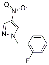 1-(2-FLUORO-BENZYL)-4-NITRO-1H-PYRAZOLE Struktur