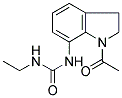 N-(1-ACETYL-2,3-DIHYDRO-1H-INDOL-7-YL)-N'-ETHYLUREA Struktur