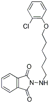 N-PHTHALIMIDO-6-(2-CHLOROPHENOXY)HEXYLAMINE Struktur