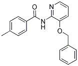 (4-METHYLPHENYL)-N-(3-(PHENYLMETHOXY)(2-PYRIDYL))FORMAMIDE Struktur