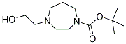 4-(2-HYDROXY-ETHYL)-[1,4]DIAZEPANE-1-CARBOXYLIC ACID TERT-BUTYL ESTER Struktur