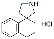 3-SPIRO-[1-(3,4-DIHYDRO) NAPHTHALENE] PYRROLIDINE HCL Struktur