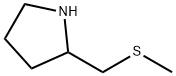 2-[(METHYLSULFANYL)METHYL]PYRROLIDINE Struktur