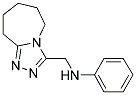 PHENYL-(6,7,8,9-TETRAHYDRO-5H-[1,2,4]TRIAZOLO[4,3-A]AZEPIN-3-YLMETHYL)-AMINE Struktur