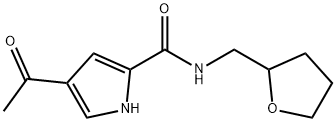 4-ACETYL-1H-PYRROLE-2-CARBOXYLIC ACID (TETRAHYDRO-FURAN-2-YLMETHYL)-AMIDE Struktur