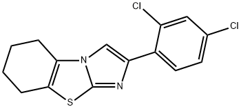 2-(2,4-DICHLOROPHENYL)-5,6,7,8-TETRAHYDROIMIDAZO[2,1-B][1,3]BENZOTHIAZOLE Struktur