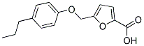 5-(4-PROPYL-PHENOXYMETHYL)-FURAN-2-CARBOXYLIC ACID Struktur