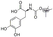 BOC-3,4-DIHYDROXY-L-PHENYLALANINE Struktur