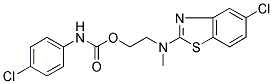 2-[(5-CHLORO-1,3-BENZOTHIAZOL-2-YL)(METHYL)AMINO]ETHYL N-(4-CHLOROPHENYL)CARBAMATE Struktur