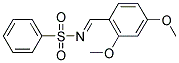 N-(2,4-DIMETHOXY-BENZYLIDENE)-BENZENESULFONAMIDE Struktur