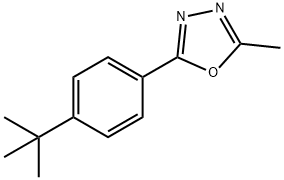 2-[4-(TERT-BUTYL)PHENYL]-5-METHYL-1,3,4-OXADIAZOLE Struktur