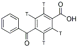 4-BENZOYLBENZOIC ACID, [RING-3H]- Struktur