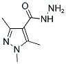 1,3,5-TRIMETHYL-1H-PYRAZOLE-4-CARBOHYDRAZIDE Struktur