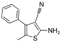 2-AMINO-5-METHYL-4-PHENYL-3-THIOPHENECARBONITRILE Struktur