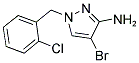 4-BROMO-1-(2-CHLORO-BENZYL)-1H-PYRAZOL-3-YLAMINE Struktur