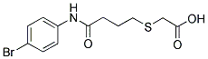 [3-(4-BROMO-PHENYLCARBAMOYL)-PROPYLSULFANYL]-ACETIC ACID Struktur