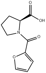 1-(2-FUROYL)PYRROLIDINE-2-CARBOXYLIC ACID Struktur