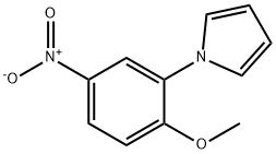 1-(2-METHOXY-5-NITRO-PHENYL)-1H-PYRROLE Struktur