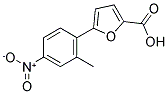 5-(2-METHYL-4-NITRO-PHENYL)-FURAN-2-CARBOXYLIC ACID Struktur