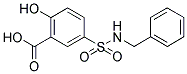 5-BENZYLSULFAMOYL-2-HYDROXY-BENZOIC ACID Struktur